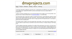 Desktop Screenshot of dmxprojects.com